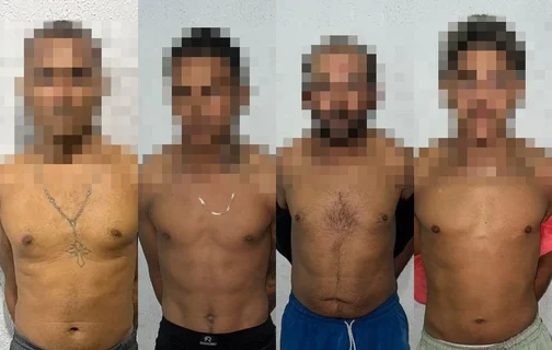 Quatro homens acusados de integrarem facções criminosas foram presos em Barra Grande