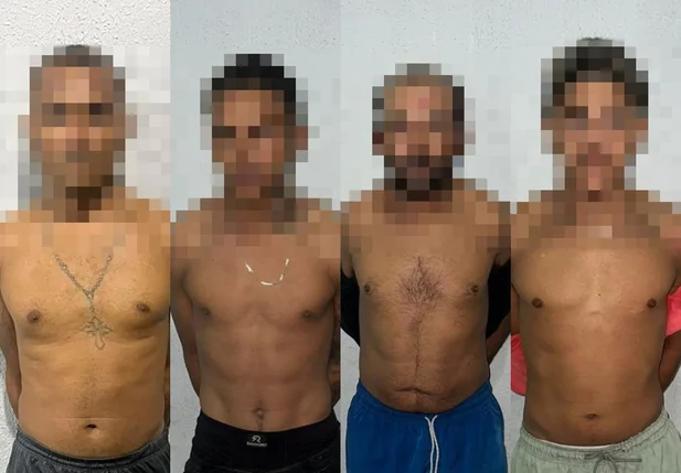 Quatro homens acusados de integrarem facções criminosas foram presos em Barra Grande