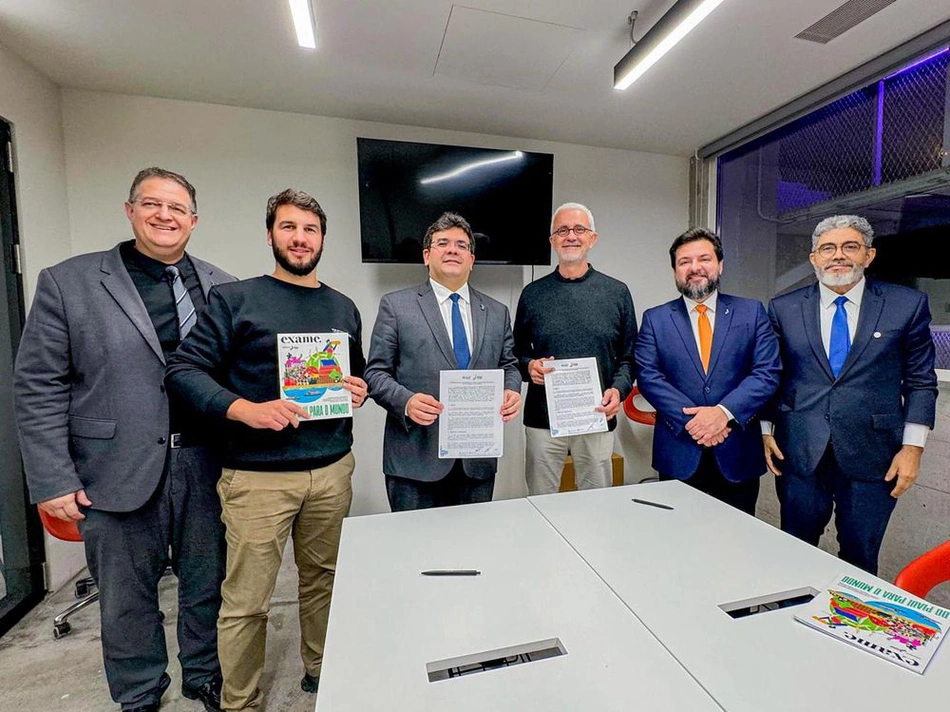 Rafael Fonteles assina memorando com escolas de tecnologia em Portugal para intercâmbio de estudantes piauienses