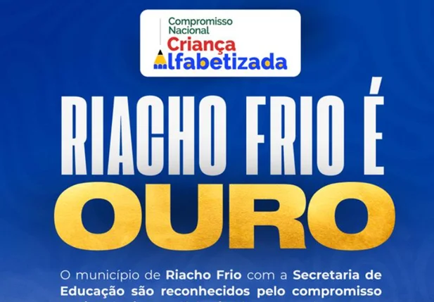 Riacho Frio conquista Selo Ouro