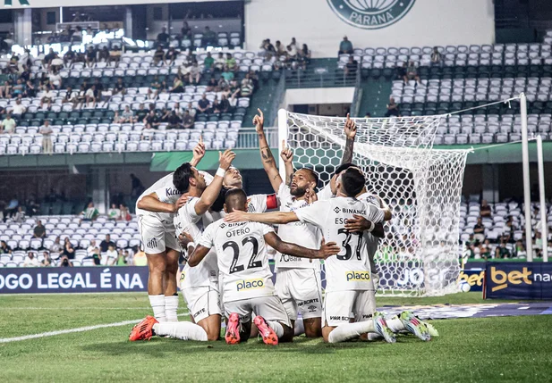 Santos vence Coritiba e garante acesso à Série A