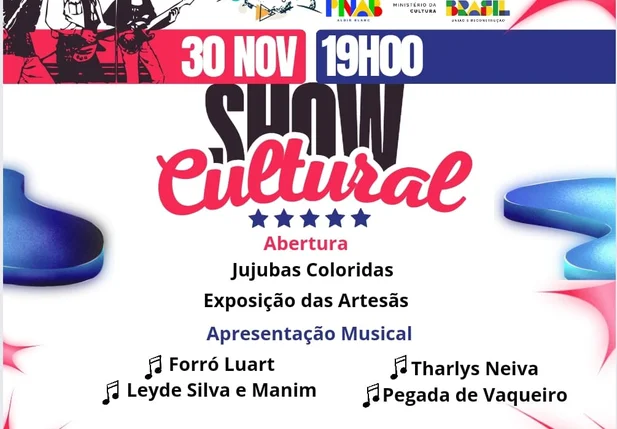 São Felix do Piauí realiza Show Cultural no próximo sábado