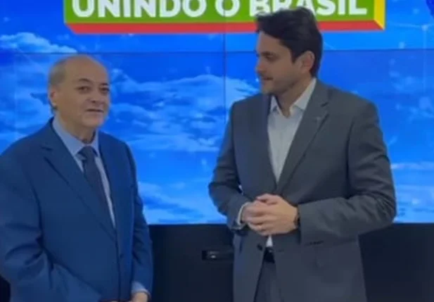 Sílvio Mendes ao lado do ministro Juscelino Filho