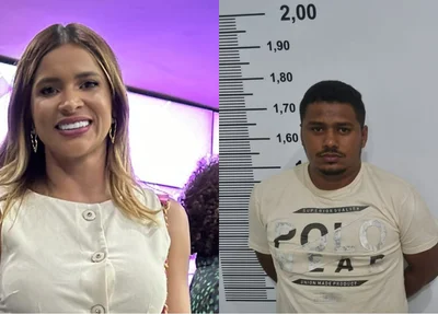 Tatiana Medeiros, vereadora eleita em Teresina, e Alandilson Cardoso, namorado dela e apontado como um dos líderes do Bonde dos 40