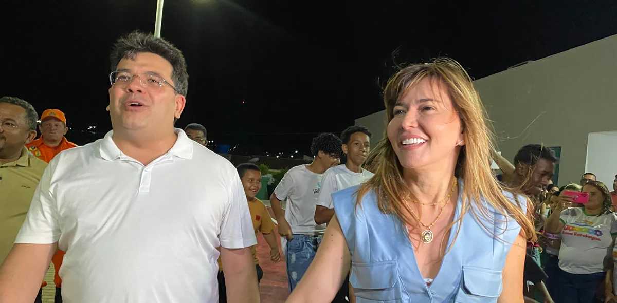 A prefeita Ivanária Sampaio e o governador Rafael Fonteles