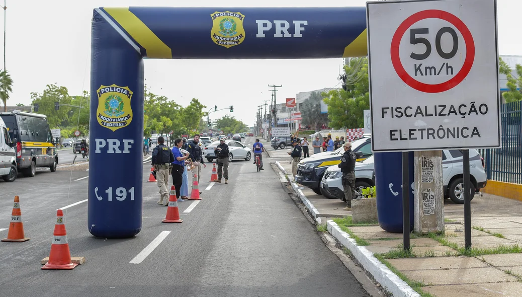 Ação educativa na Operação Rodovida em Teresina