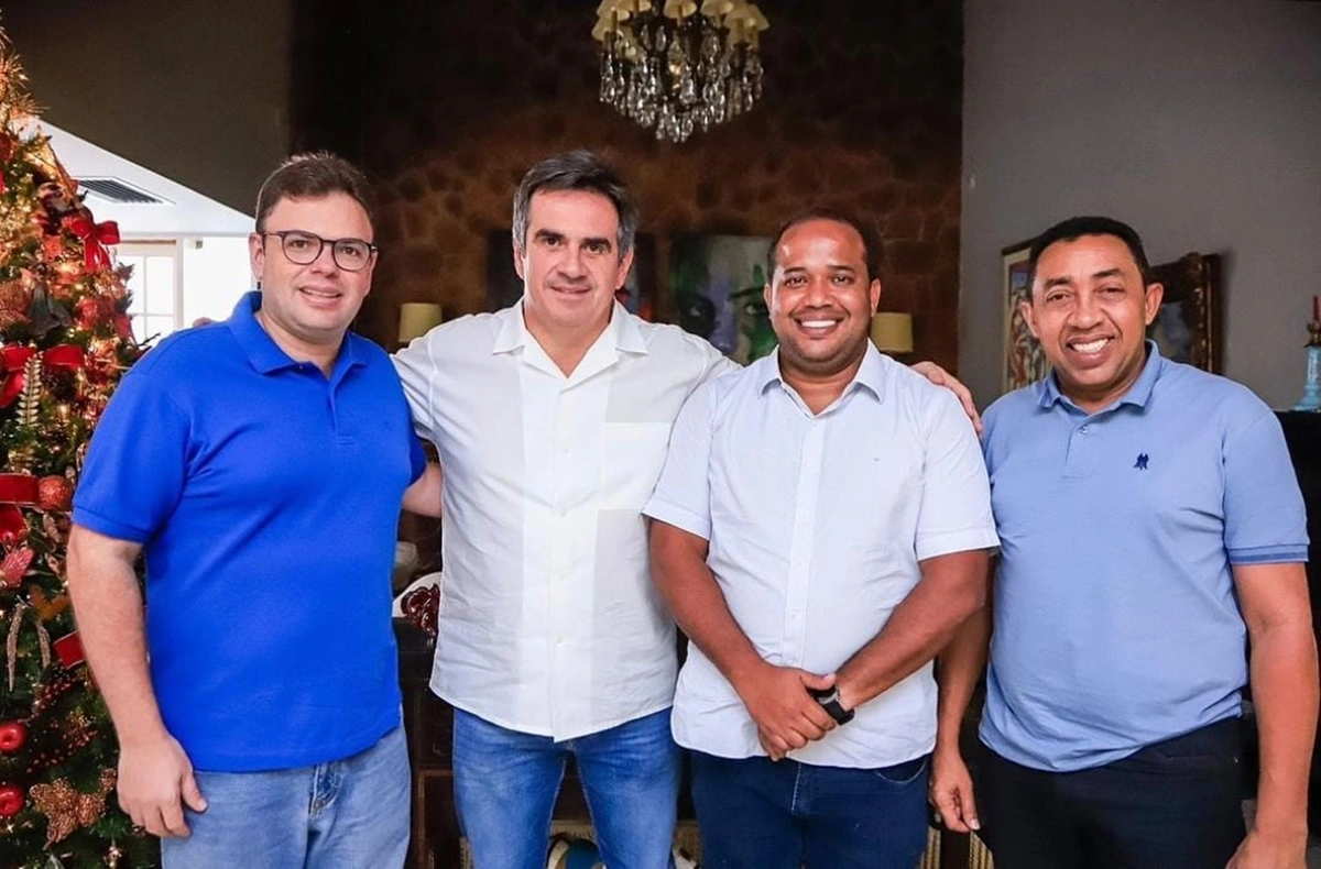 Aluísio Sampaio, Ciro Nogueira, Enzo Samuel e Joel Rodrigues (da esquerda para a direita)