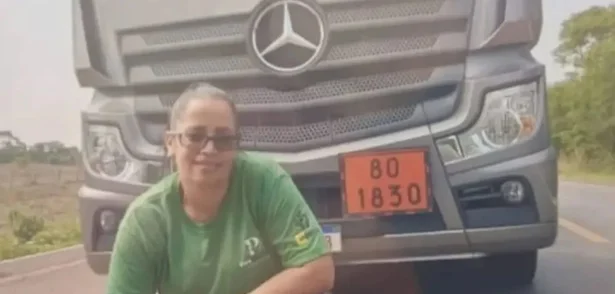 Andreia Maria de Sousa, de 45 anos, motorista de uma das carretas que transportava ácido sulfúrico e caiu no Rio Tocantins