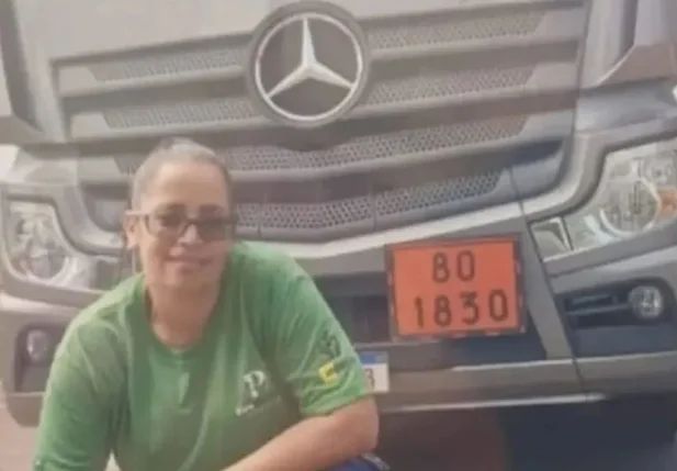 Andreia Maria de Sousa, de 45 anos, motorista de uma das carretas que transportava ácido sulfúrico e caiu no Rio Tocantins