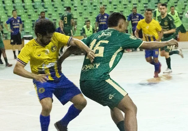 Atlético Piauiense goleia Bendito no 1º jogo das semifinais do Piauiense de Futsal 2024