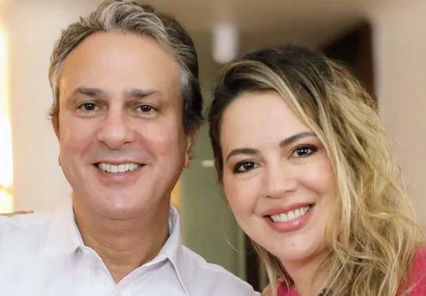 Camilo Santana e Onélia Santana