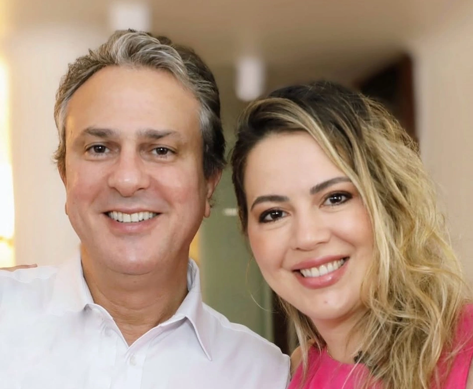 Camilo Santana e Onélia Santana