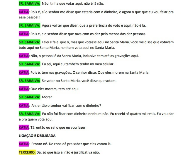 Continuação da conversa atribuída ao cabo eleitoral de Neto do Angelim