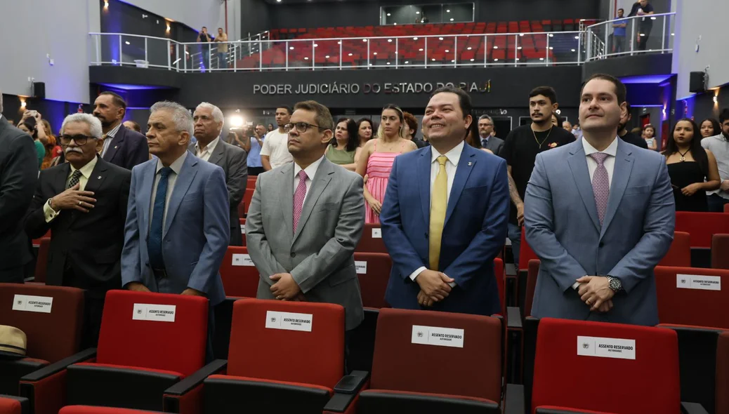 Convidados de honra na inauguração do