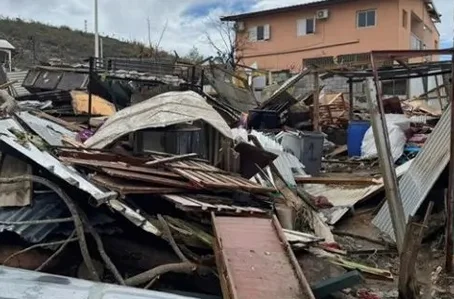 Destruição causada pelo ciclone Chido