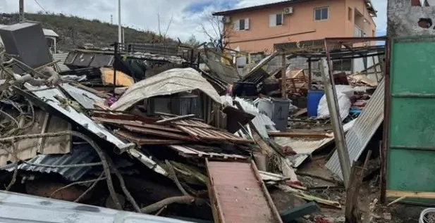 Destruição causada pelo ciclone Chido