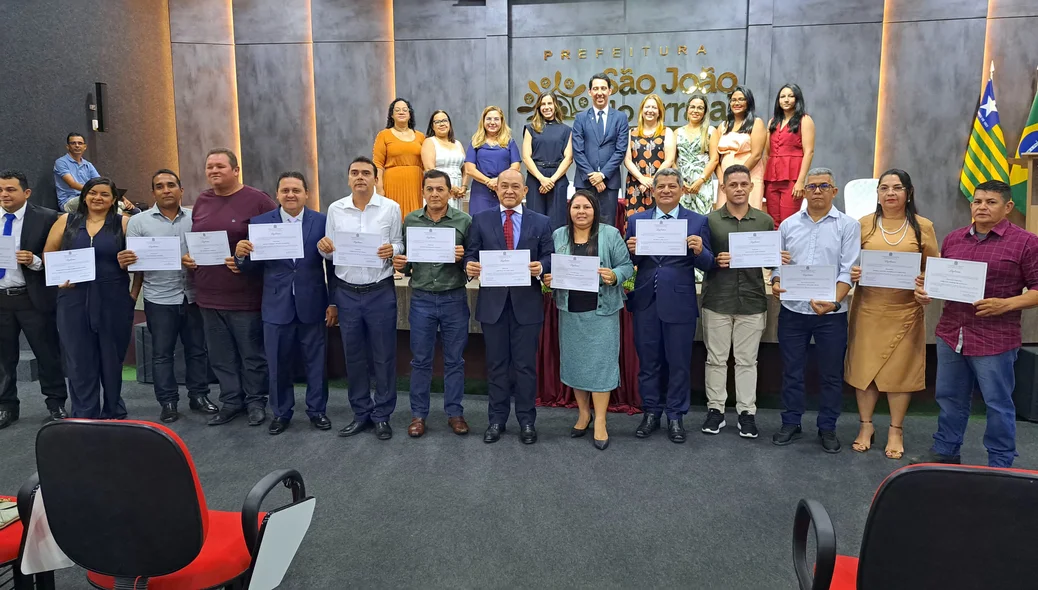 Diplomação de prefeito, vice-prefeito e vereadores de São João do Arraial