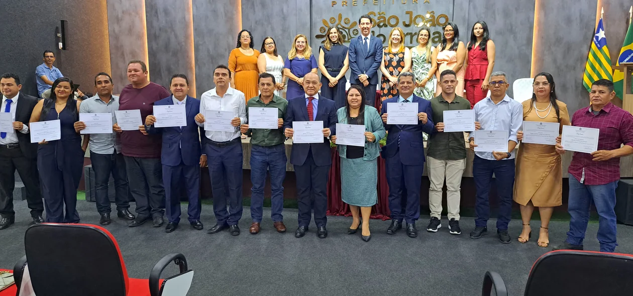 Diplomação de prefeito, vice-prefeito e vereadores de São João do Arraial