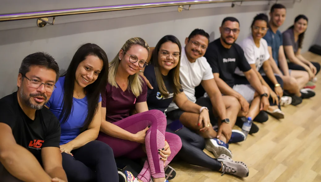 Equipe de professores da academia Demóstenes Ribeiro