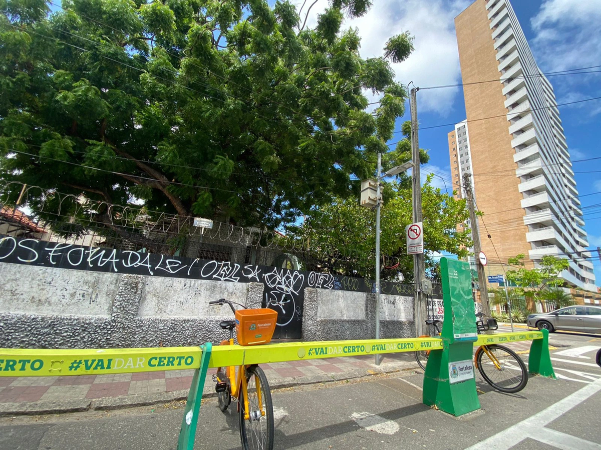 Estrutura fornecida pela Prefeitura de Fortaleza