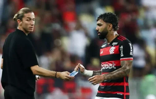 Filipe Luís e Gabigol