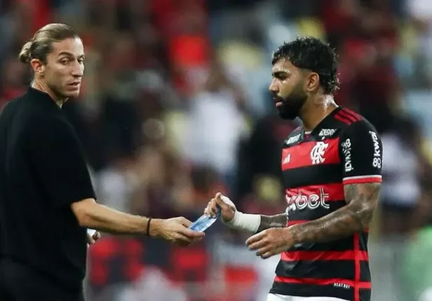 Filipe Luís e Gabigol