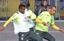 Geferson Teles participando de treino da Seleção Brasileira