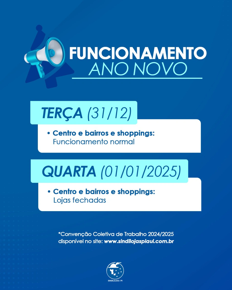 Horário de funcionamento do comércio de Teresina