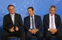 Jair Bolsonaro, Hamilton Mourão e Braga Netto