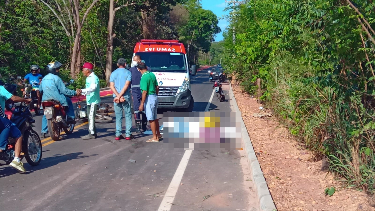 Local do acidente na estrada da Cacimba Velha