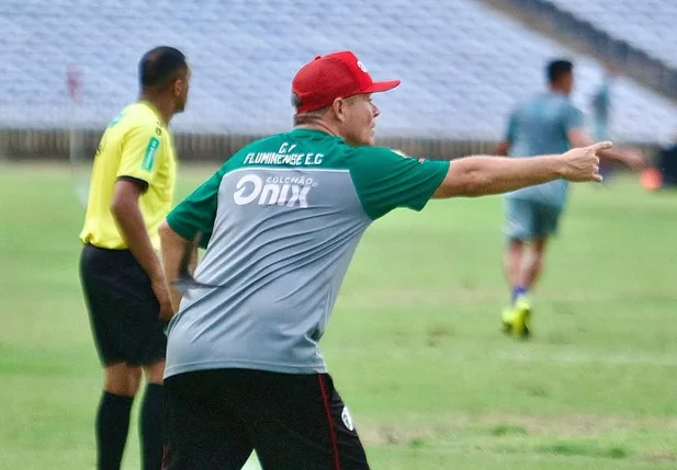 Marcinho Guerreio, técnico do Fluminense-PI