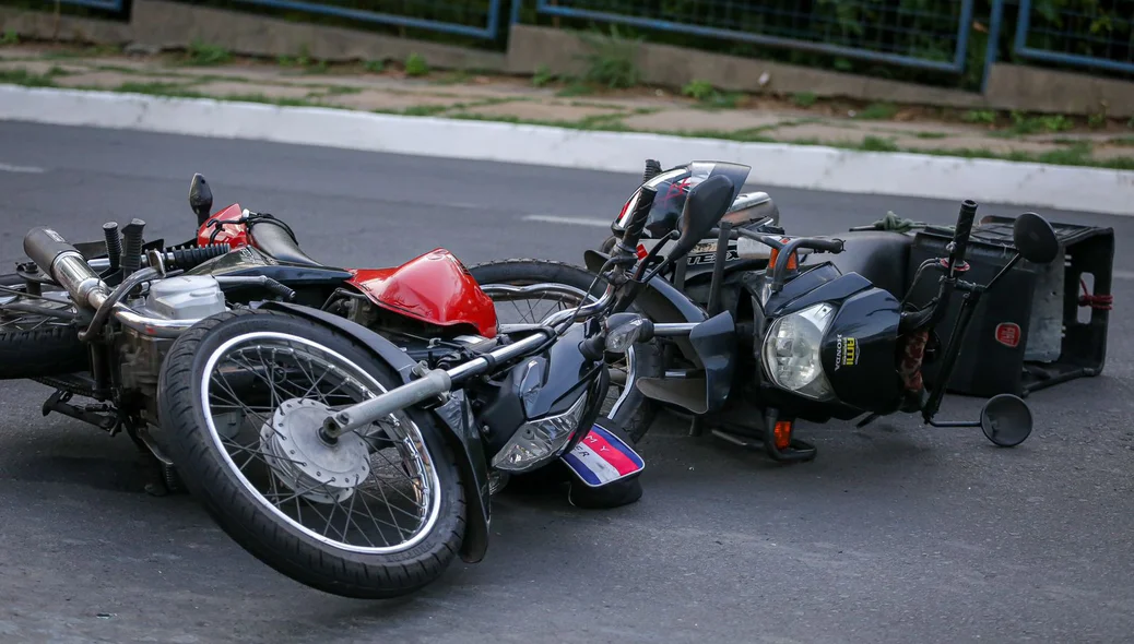 Motocicletas caídas