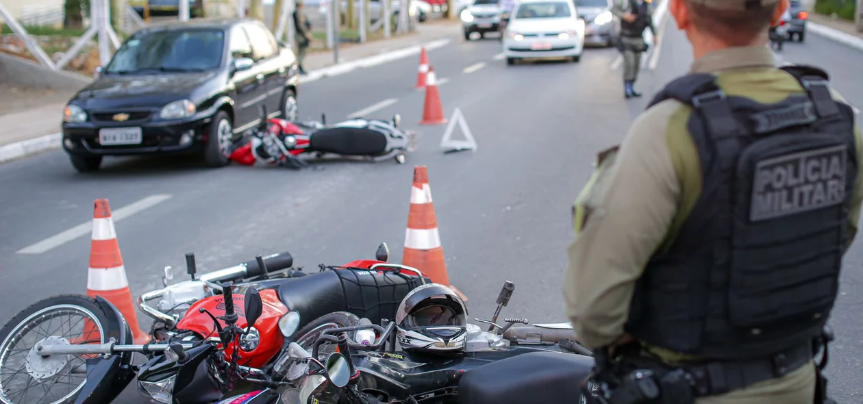 Motociclista teve ferimentos leves