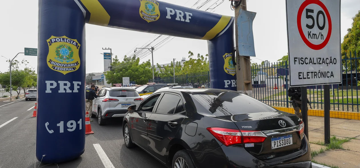 Operação Rodovida na Avenida João XXIII em Teresina