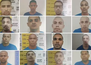 Os 16 detentos que fugiram da penitenciária em Eunápolis (BA)