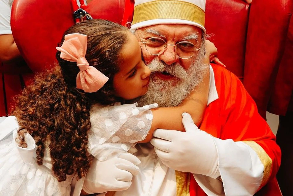 Papai Noel do Natal de Sonho e Luz