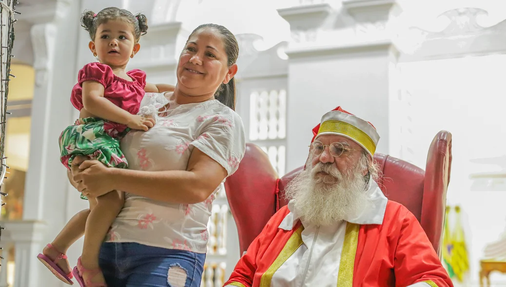 Papai Noel no Centro de Teresina