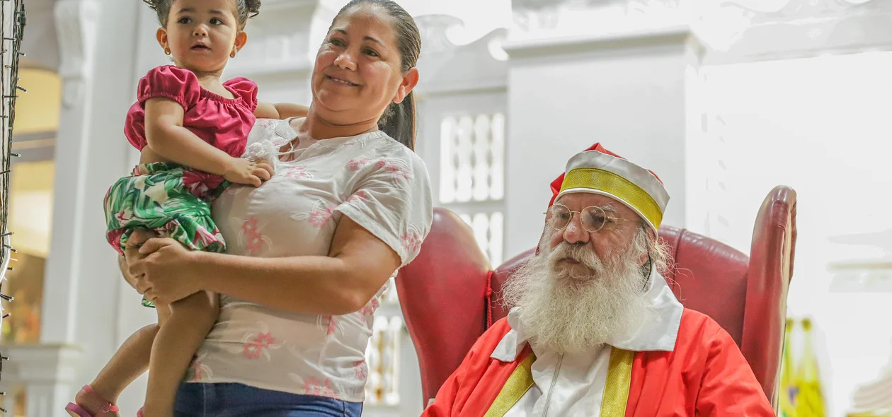 Papai Noel no Centro de Teresina