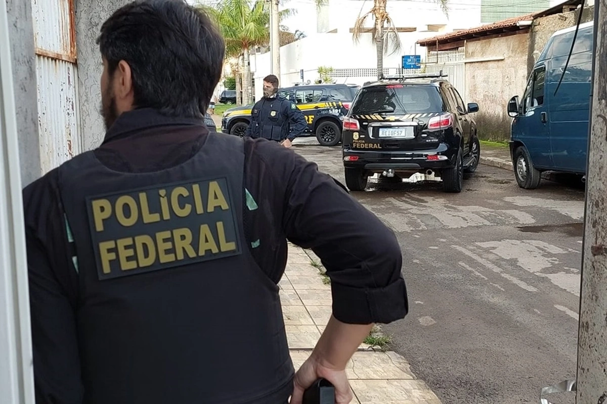 Polícia Federal durante operação na Bahia