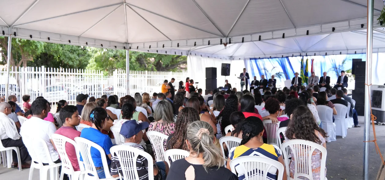 População  participou do evento