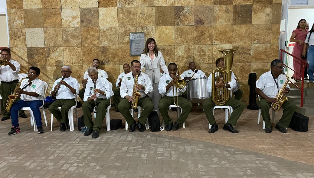 Prefeita Ivanária Sampaio no evento