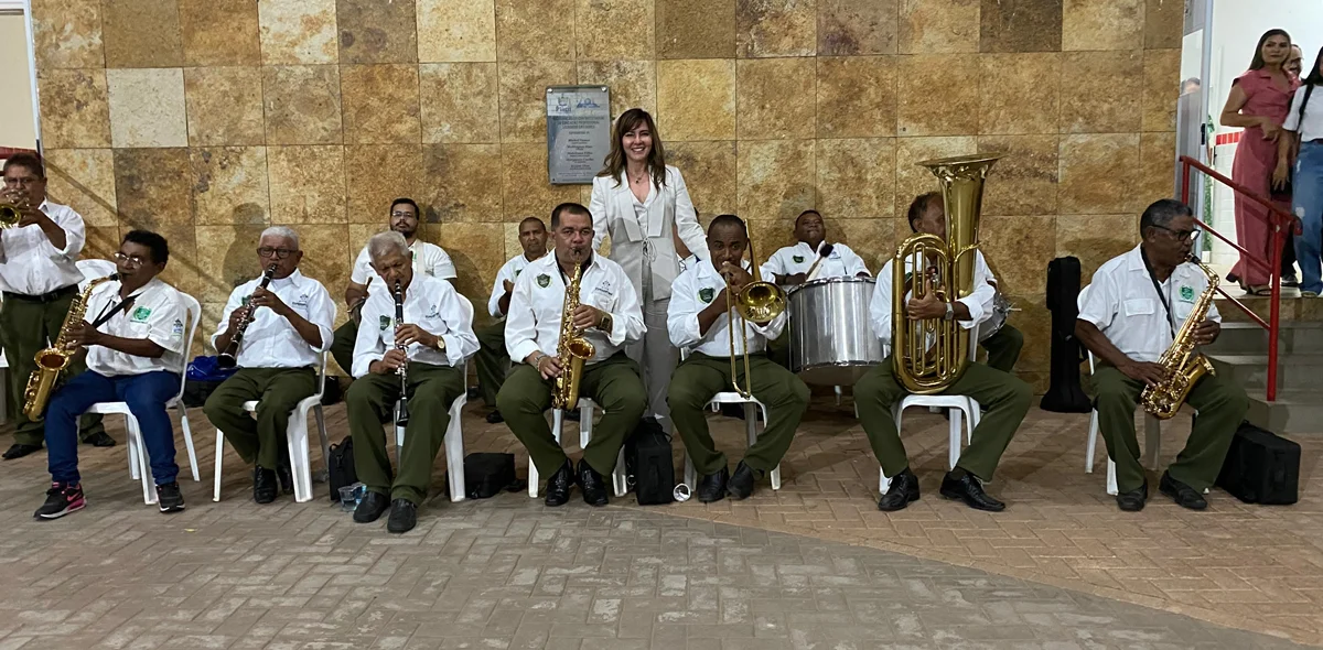 Prefeita Ivanária Sampaio no evento