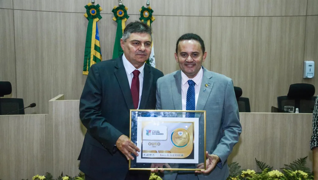 Prefeitura de Lagoa do Barro recebe selo de Ouro