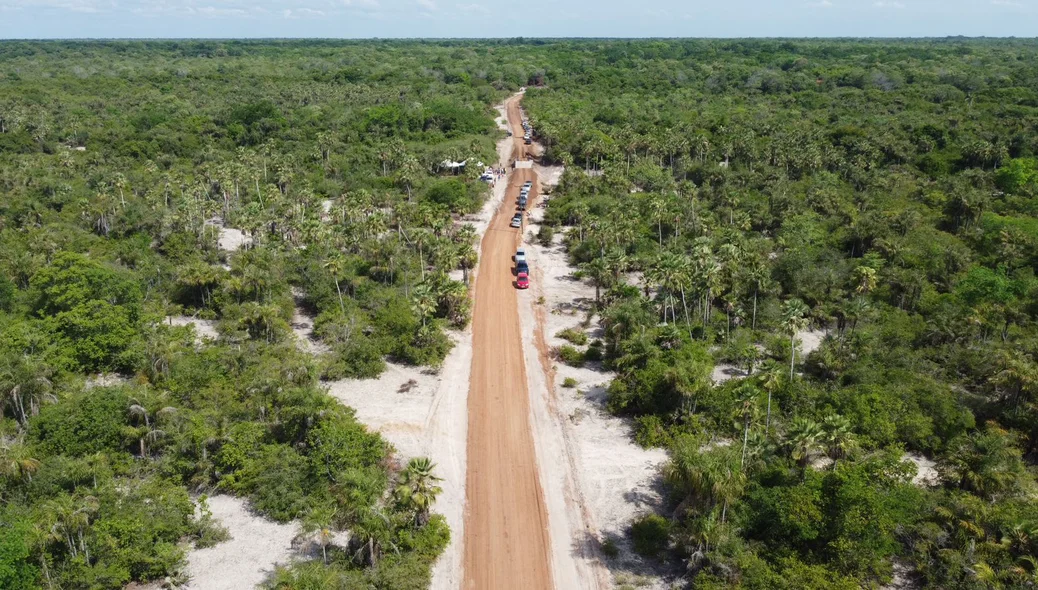 Prefeitura de Nossa Senhora de Nazaré entrega 1km de estrava vicinal em na localidade de São Bento