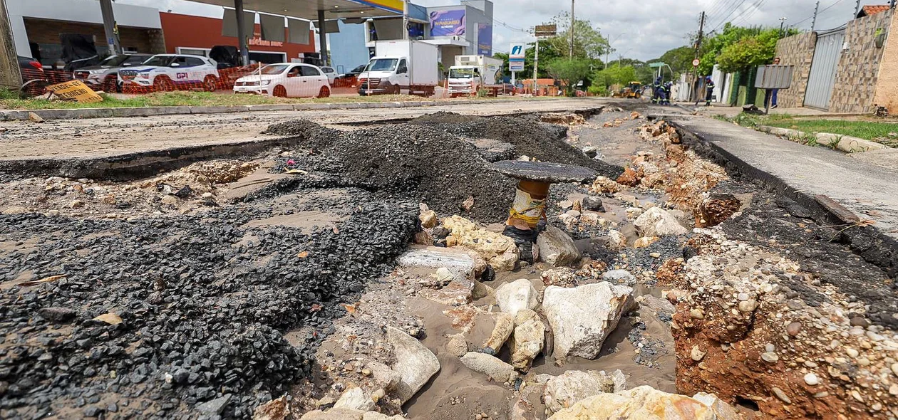 Recapiamento foi recolhido pela água