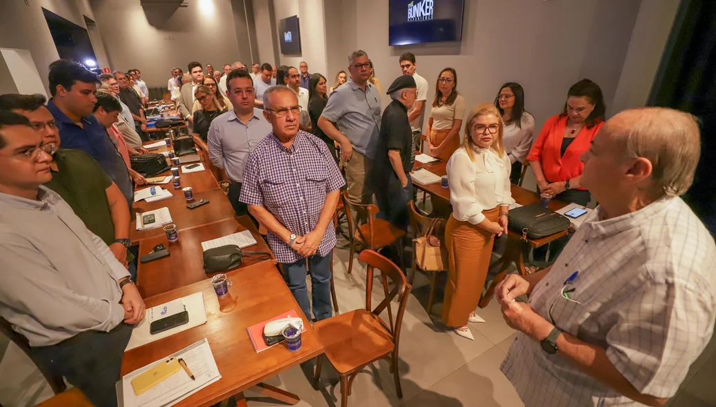 Reunião com o futuro secretariado municipal