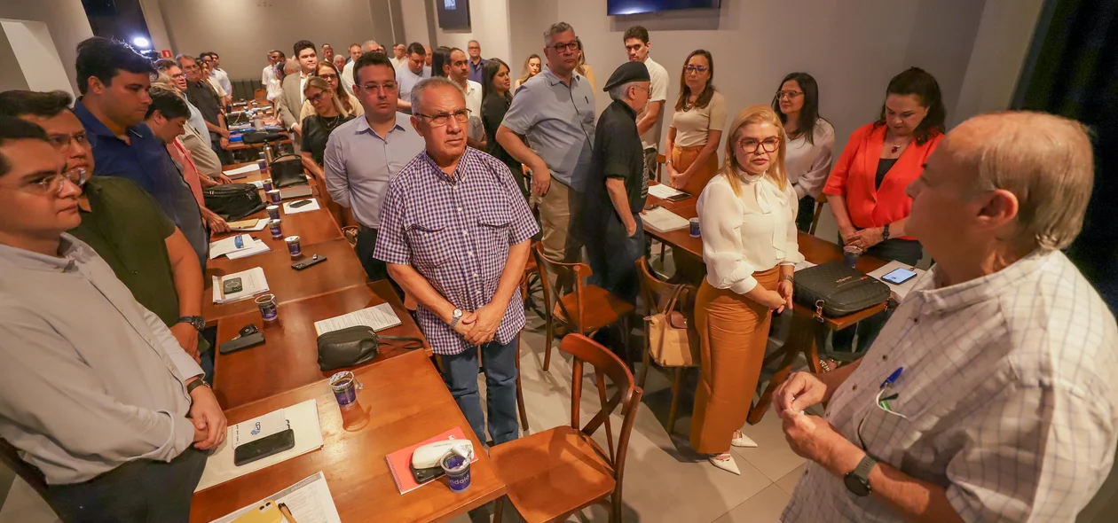 Reunião com o futuro secretariado municipal