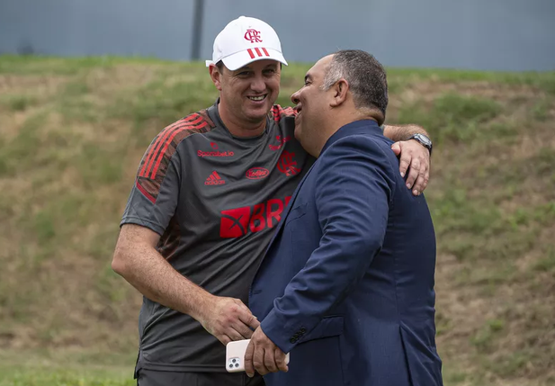 Rogério Ceni e Marcos Braz