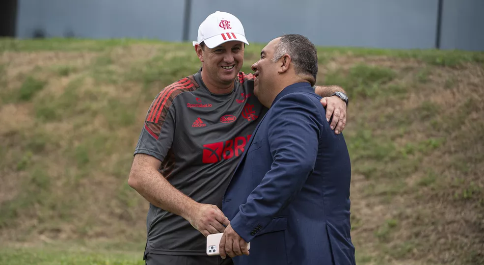 Rogério Ceni e Marcos Braz