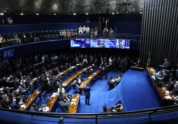 Sessão no Plenário do Senado Federal